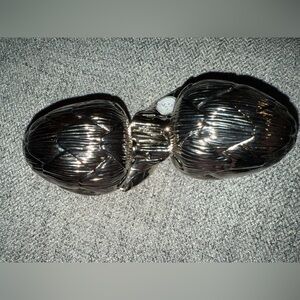 Godinger Silver tone Artichoke salt and pepper shakers